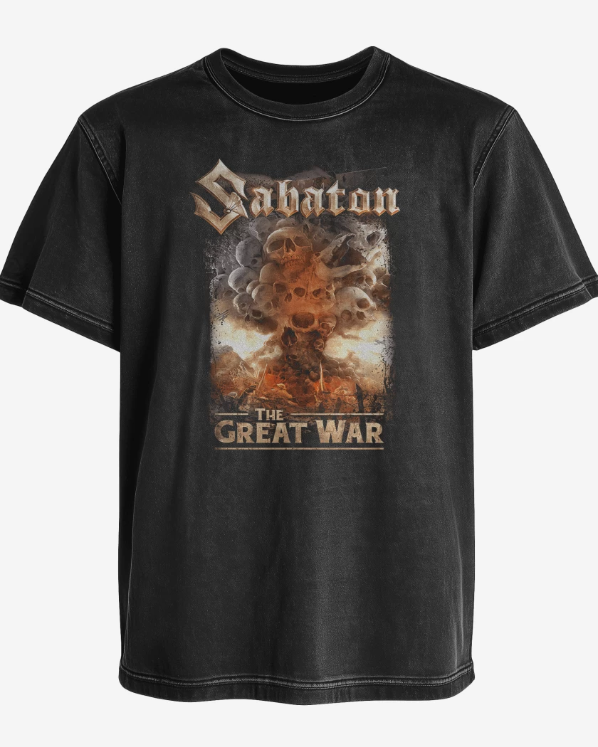 Polera desgastada Sabaton The Great