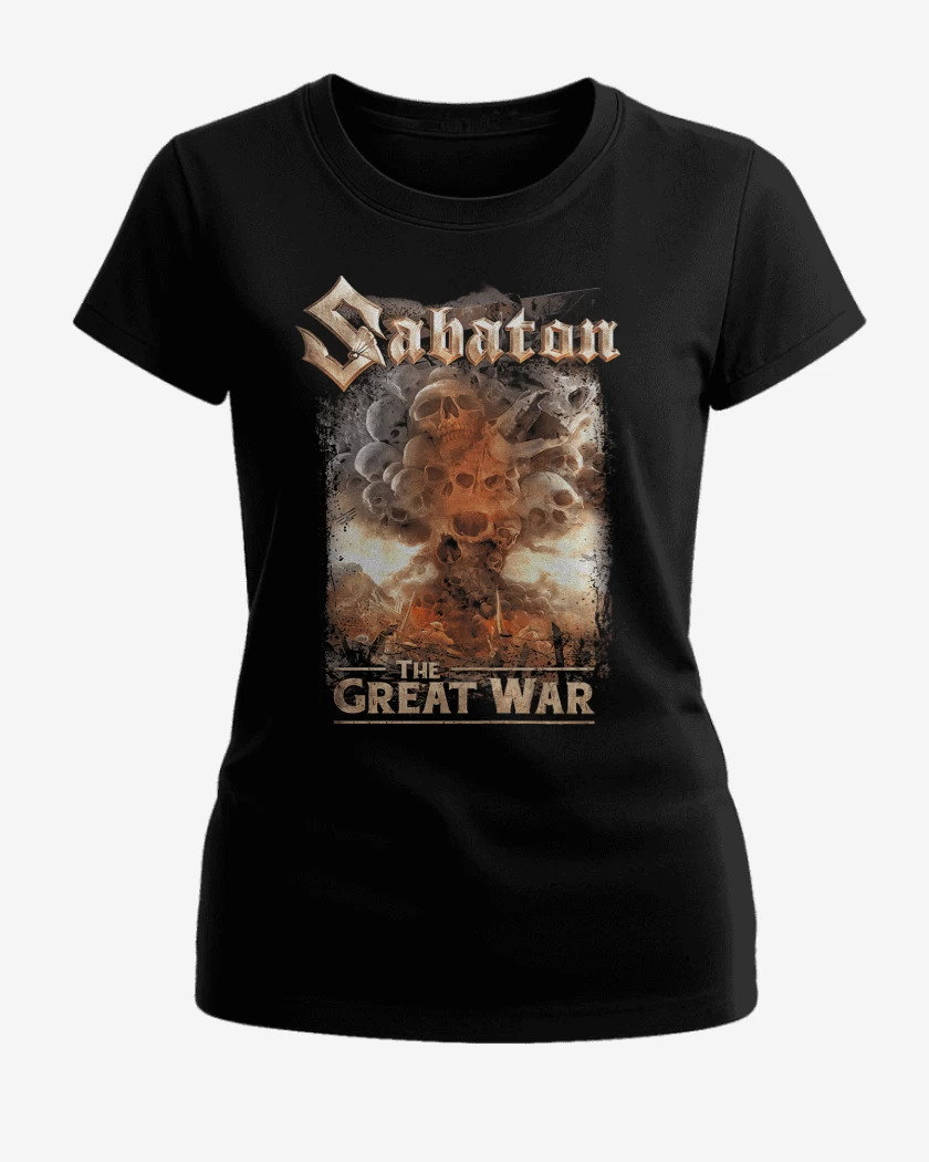 Polera de Mujer Negro de Sabaton The Great