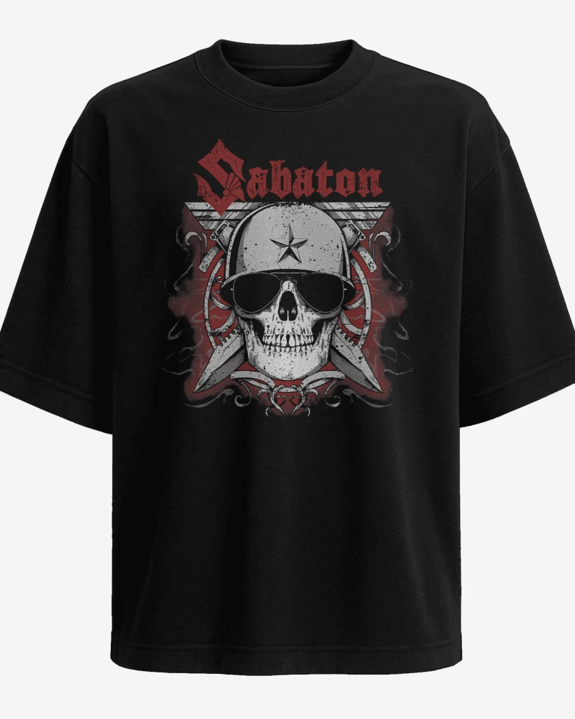 Polera Oversize Sabaton Soldier