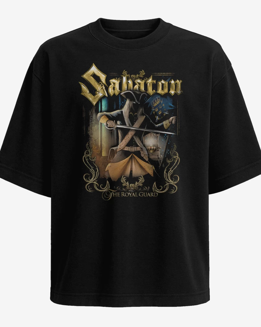 Polera Oversize Sabaton The Royal Guard