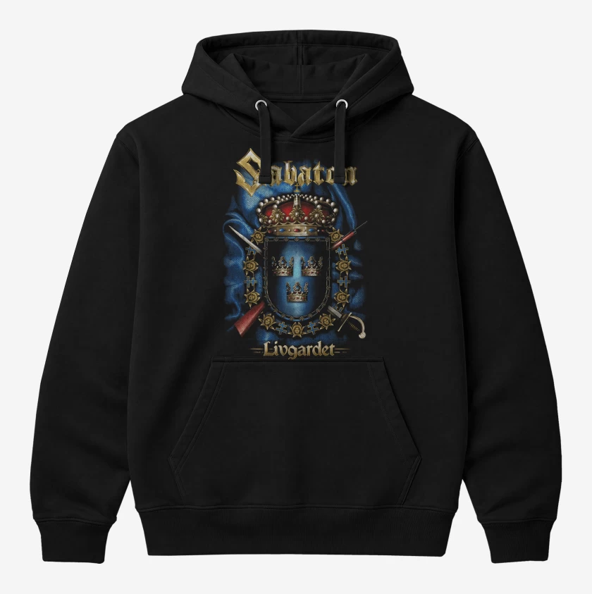 Polerón Canguro Negro de Sabaton Livgarder
