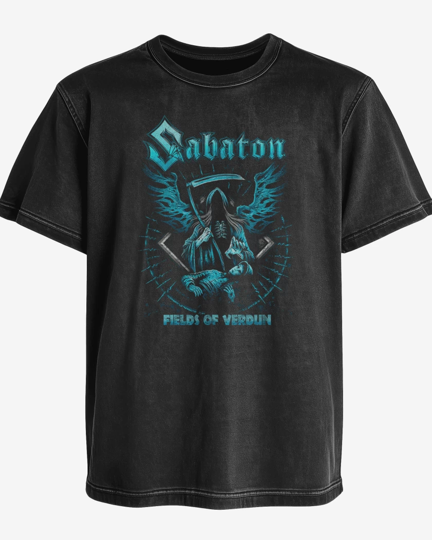 Polera desgastada Sabaton Fields of Verdun
