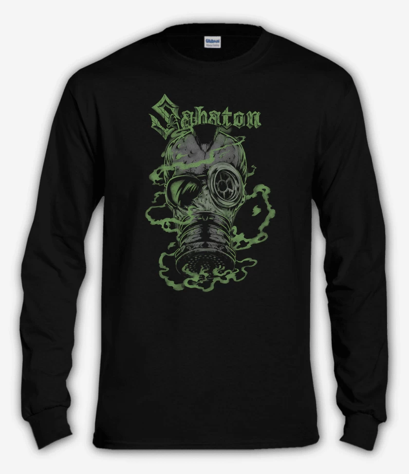 Polera manga larga Negro de Sabaton Dead Man