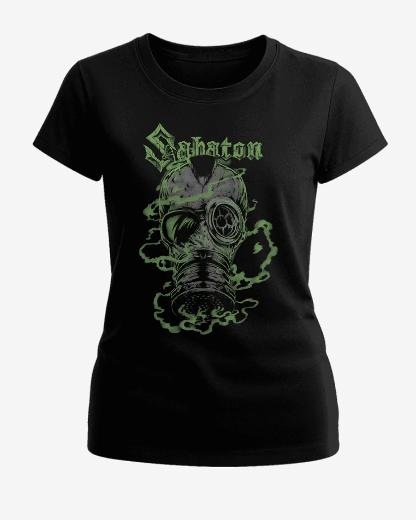 Polera de Mujer Negro de Sabaton Dead Man