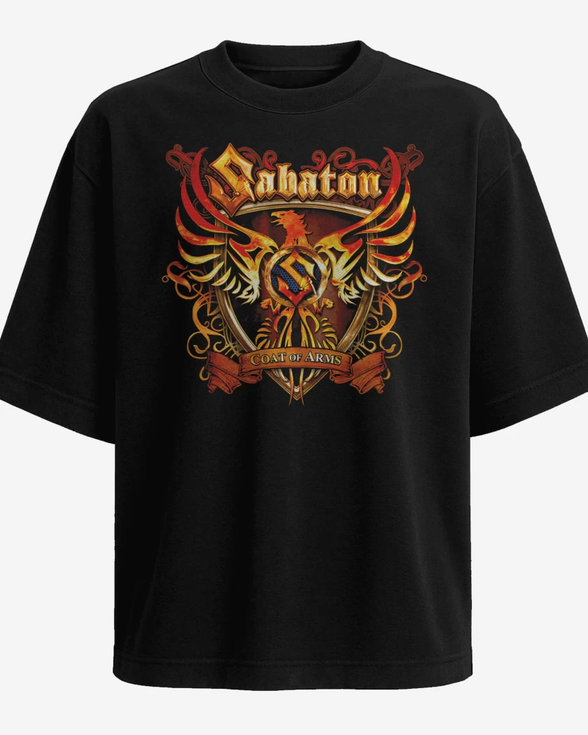 Polera Oversize Sabaton Coat of ARMS