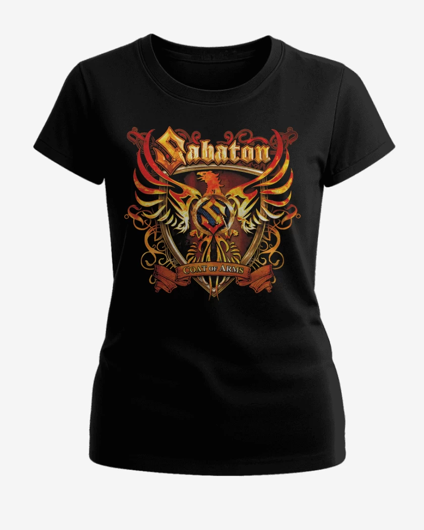 Polera de Mujer Sabaton Coat of ARMS
