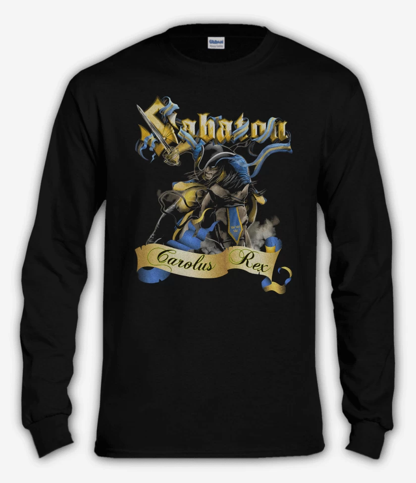 Polera manga larga Sabaton Carolus Rex