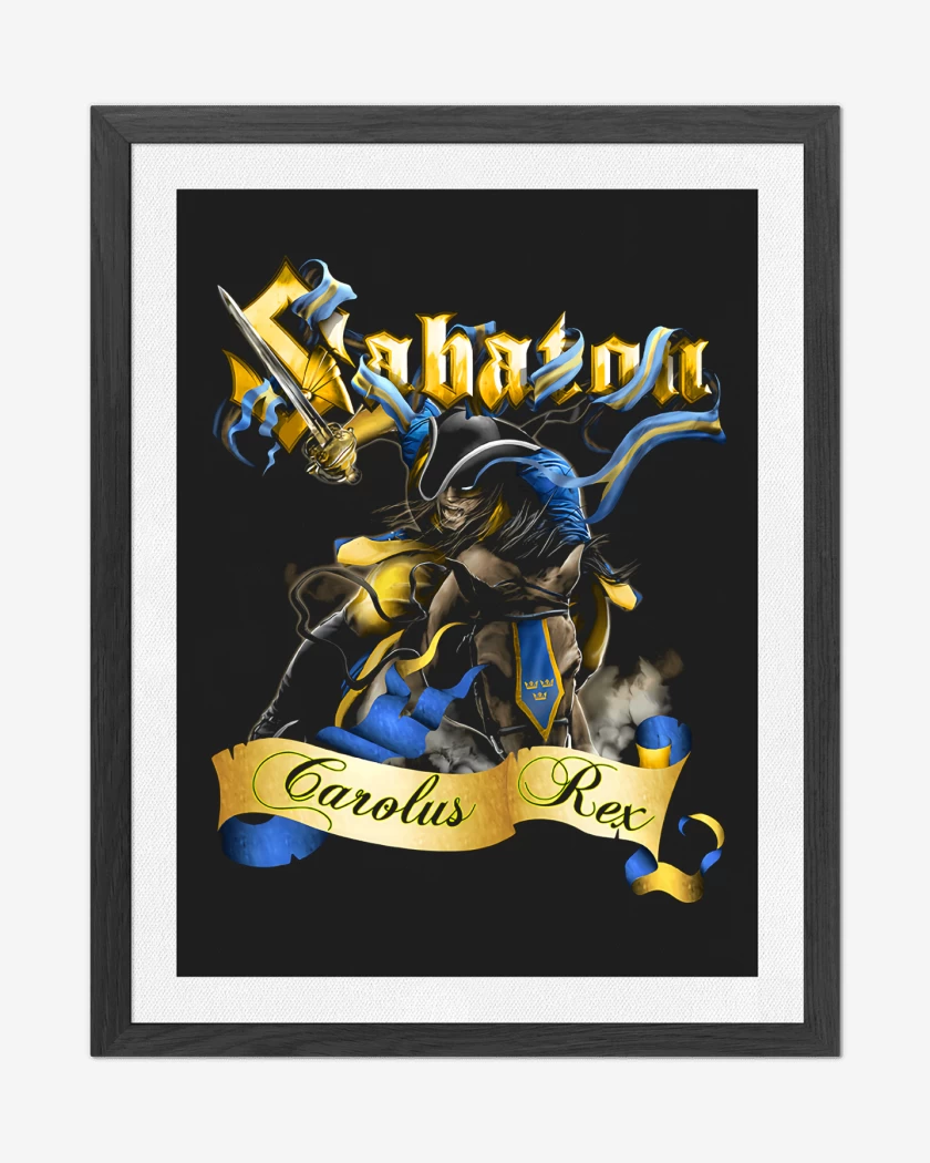 Cuadro decorativo Sabaton Carolus Rex