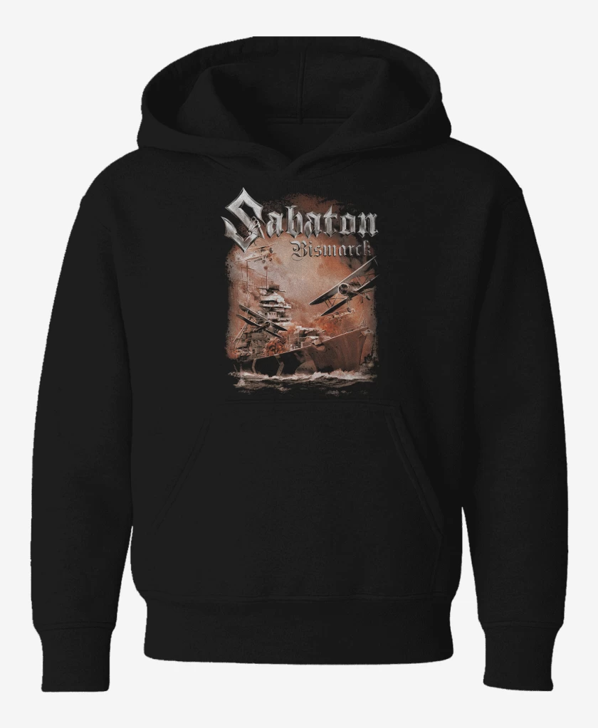 Poleron de niño Negro de Sabaton Bismarck