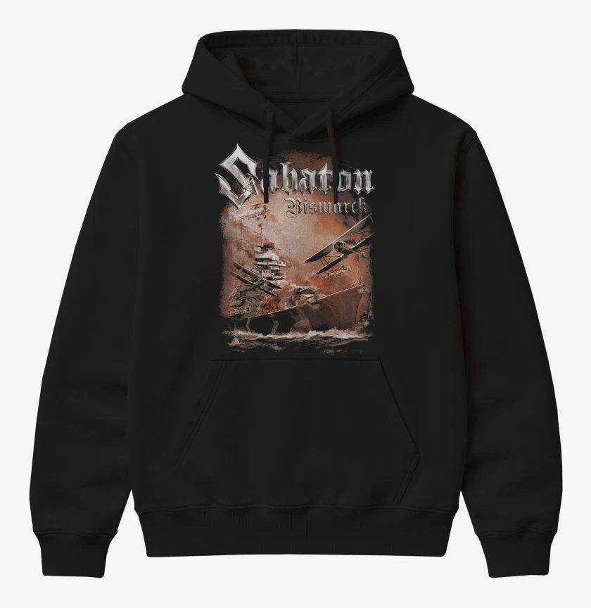 Poleron Canguro básico Negro de Sabaton Bismarck