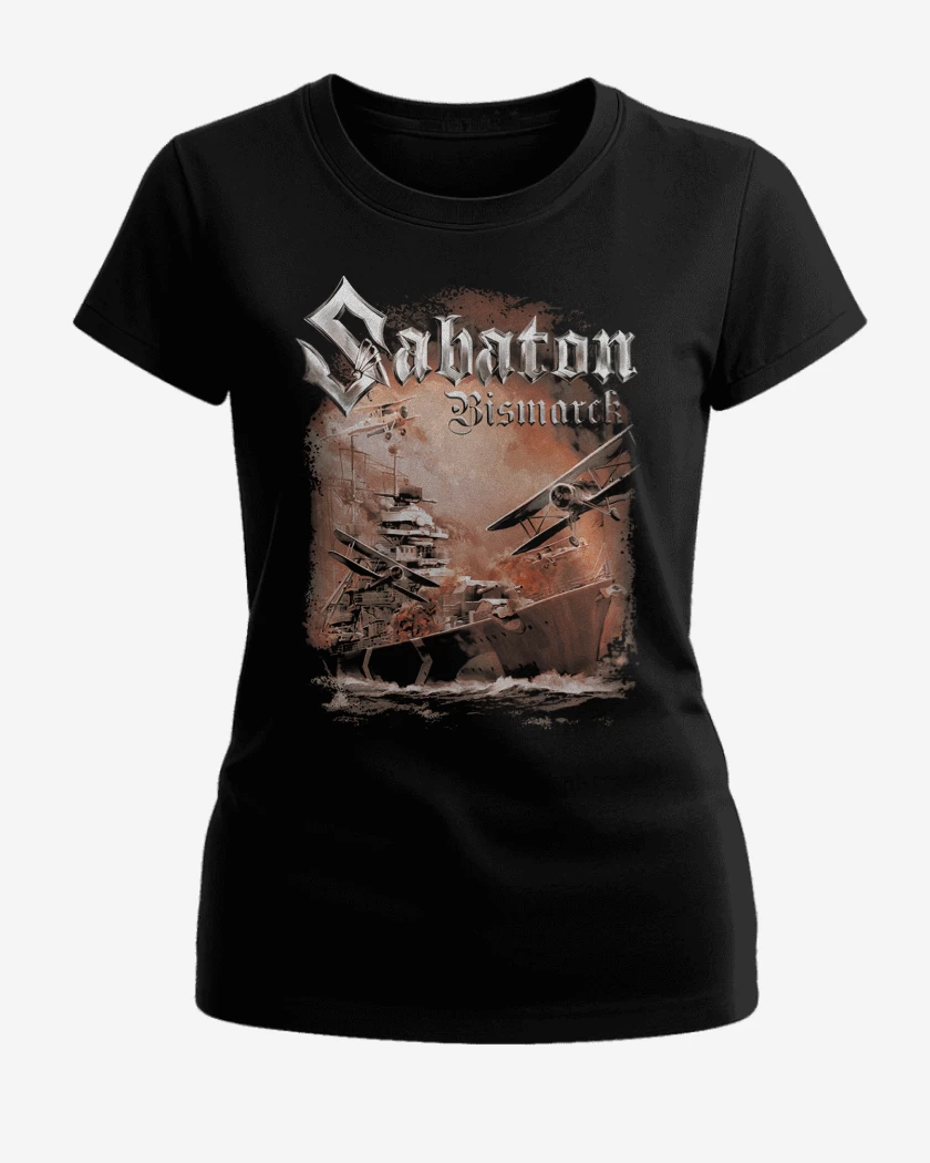 Polera de Mujer Negro de Sabaton Bismarck