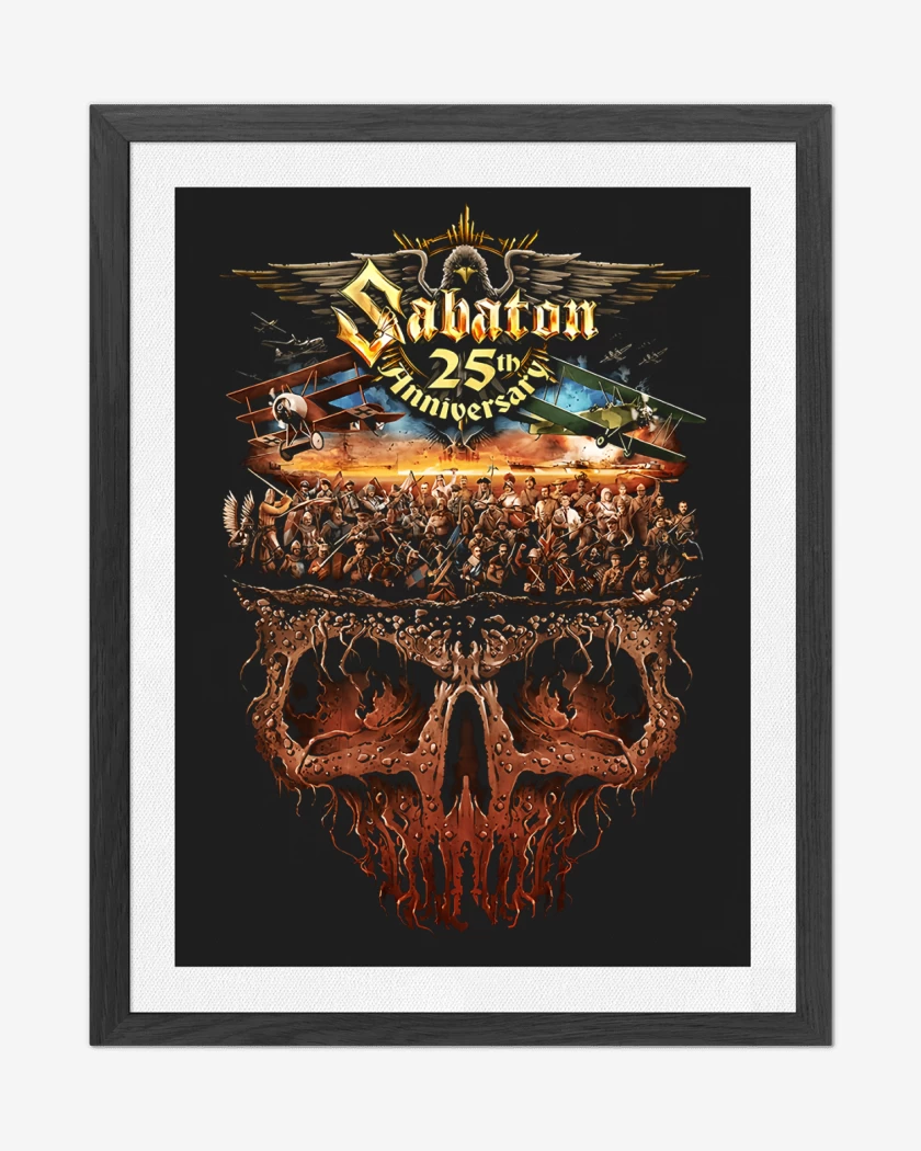 Cuadro decorativo Sabaton 25 Años