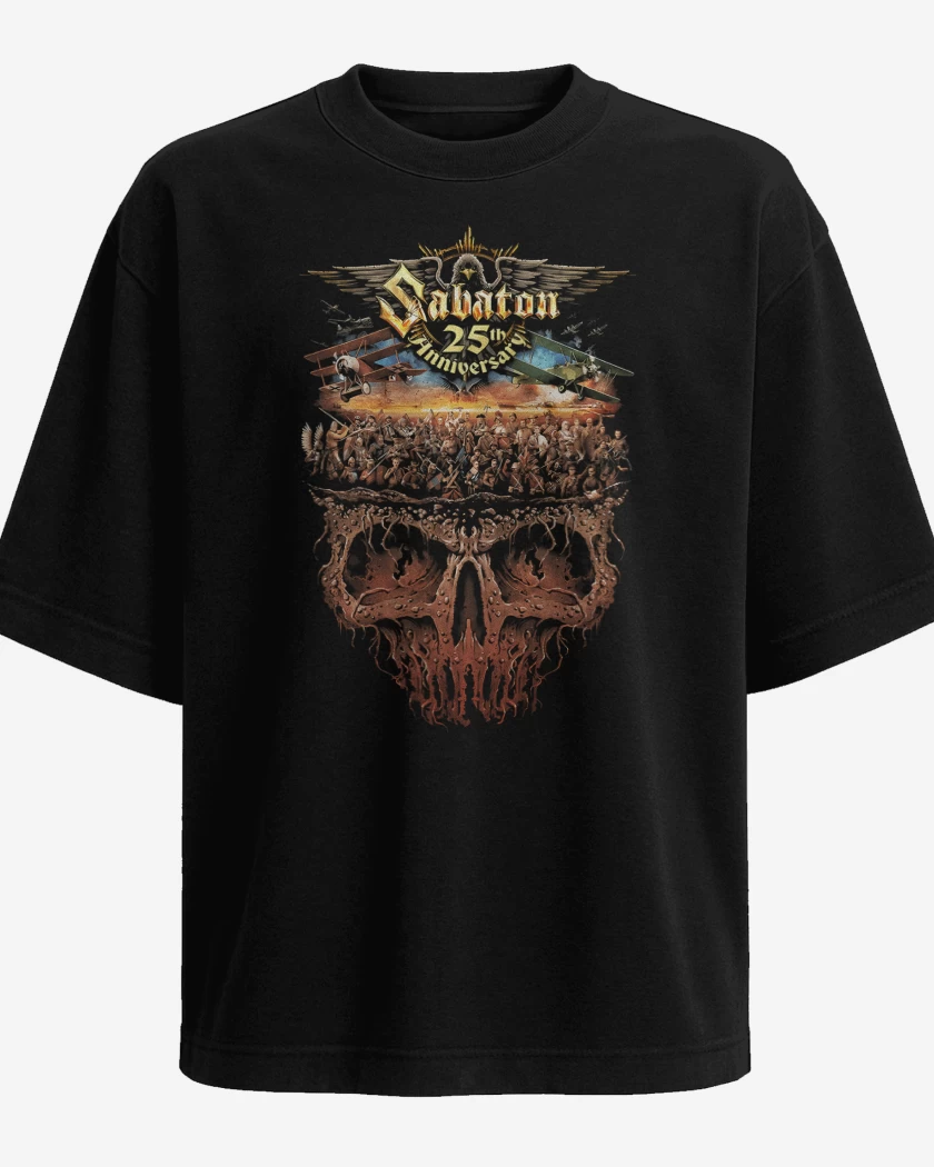 Polera Oversize Sabaton 25 Años