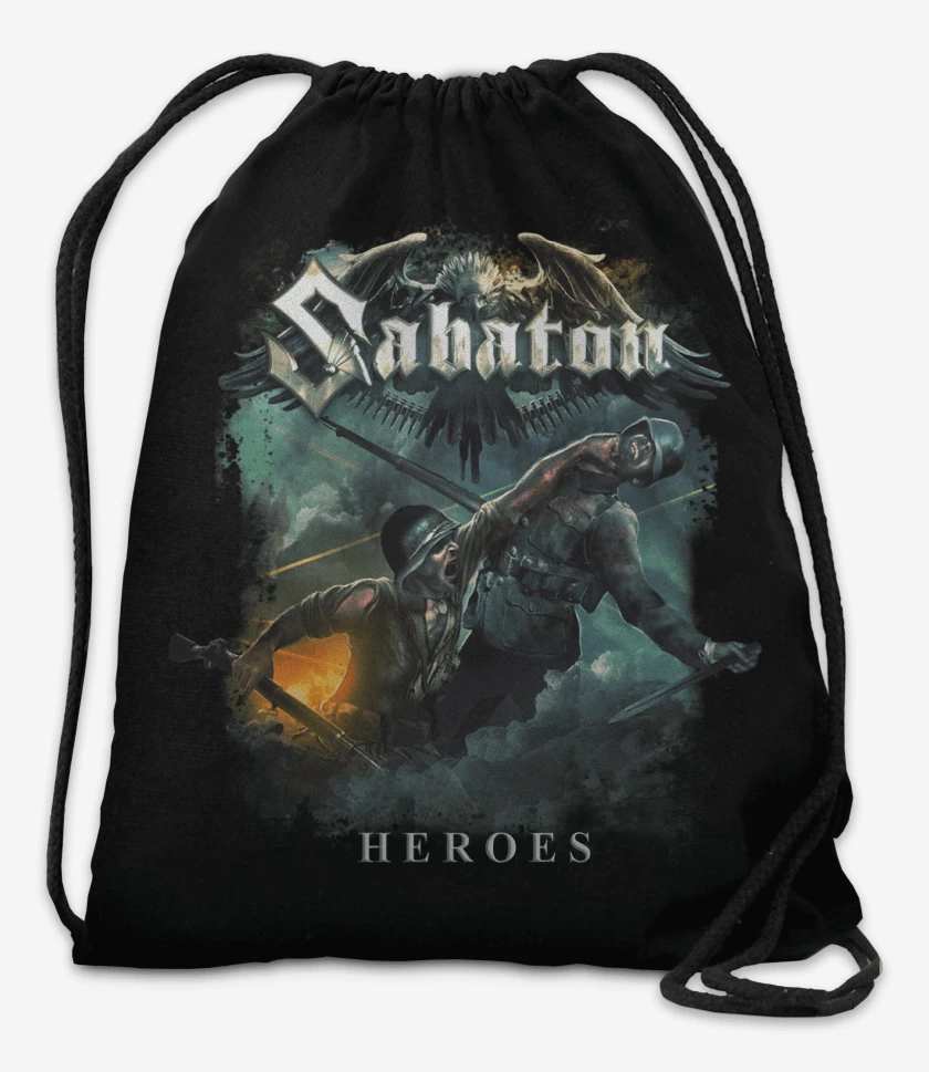 Mochila Negro de Sabaton Heroes