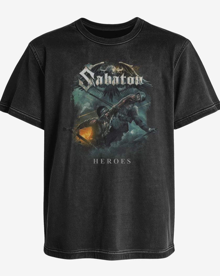 Polera desgastada Sabaton Heroes