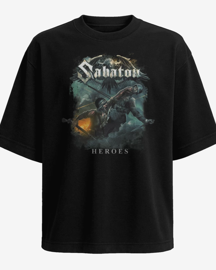 Polera Oversize Sabaton Heroes