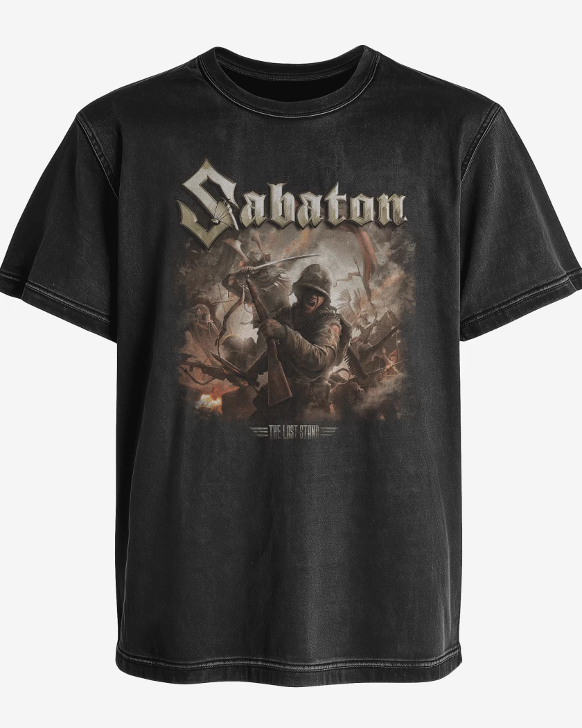 Polera desgastada Sabaton The Last Stand