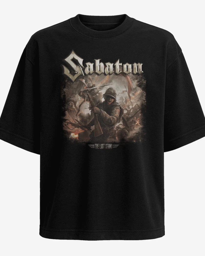 Polera Oversize Sabaton The Last Stand
