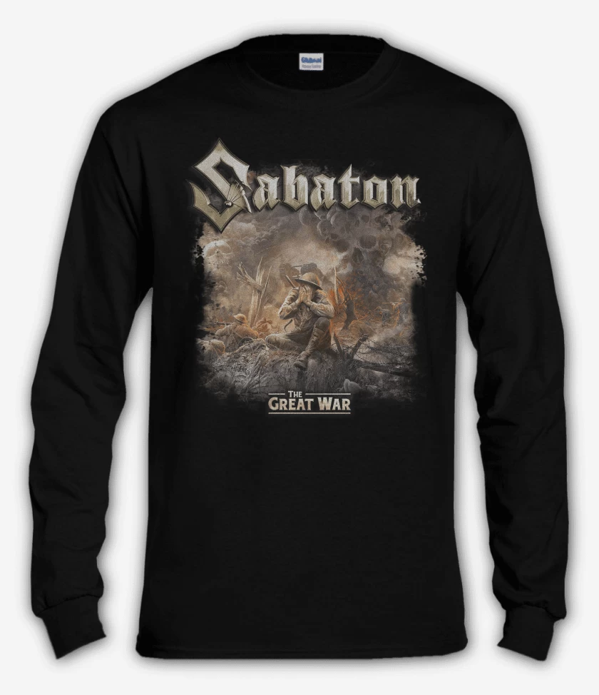 Polera manga larga Sabaton The Great War