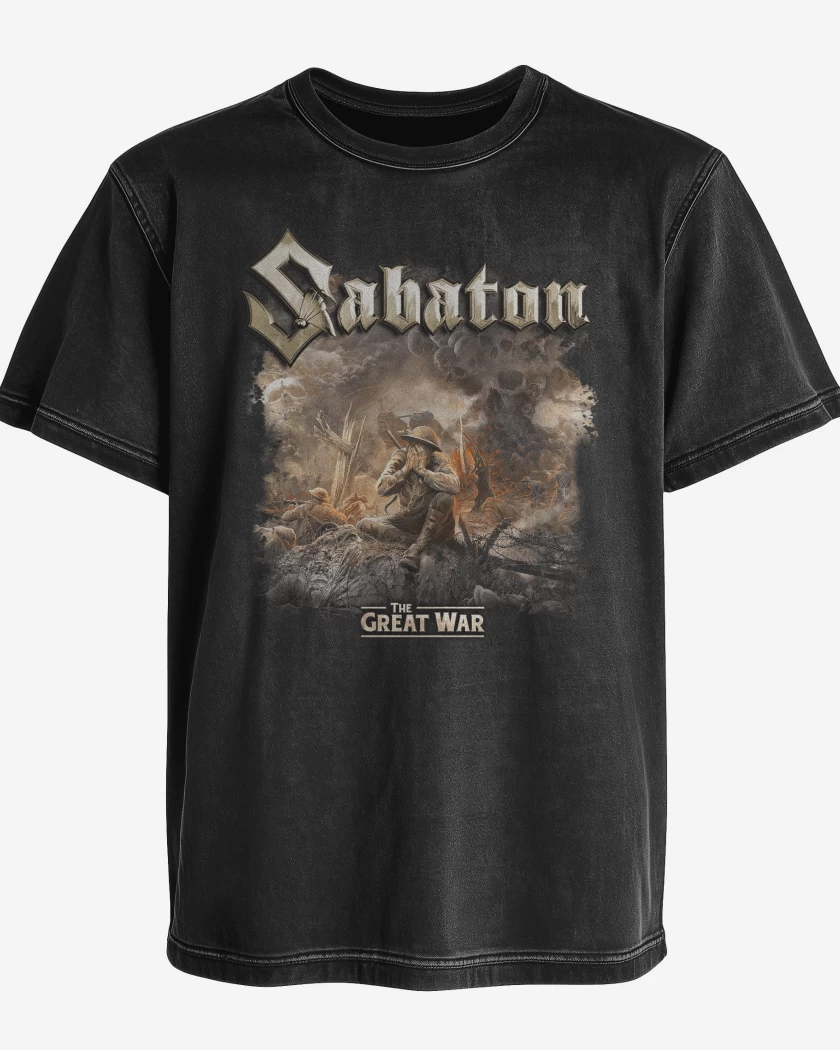 Polera desgastada Sabaton The Great War