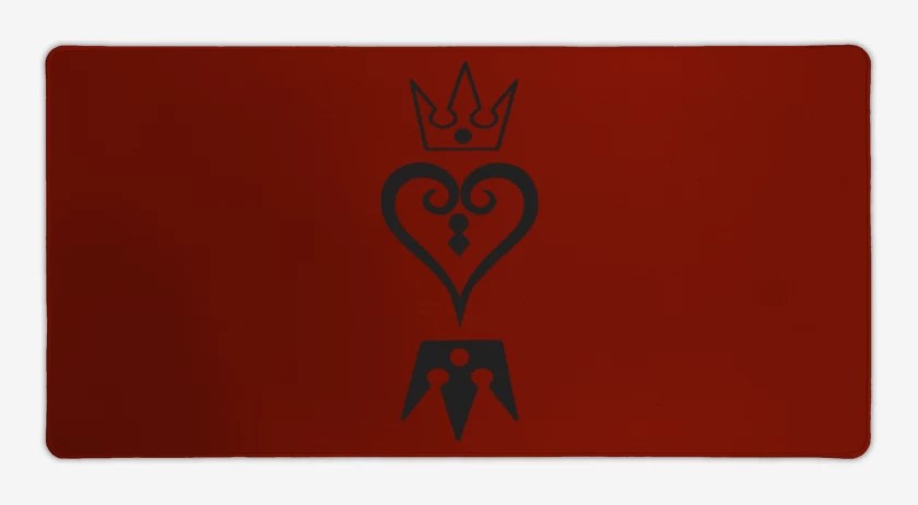 Mouse pad Gamer Rojo de Kingdom hearts 2