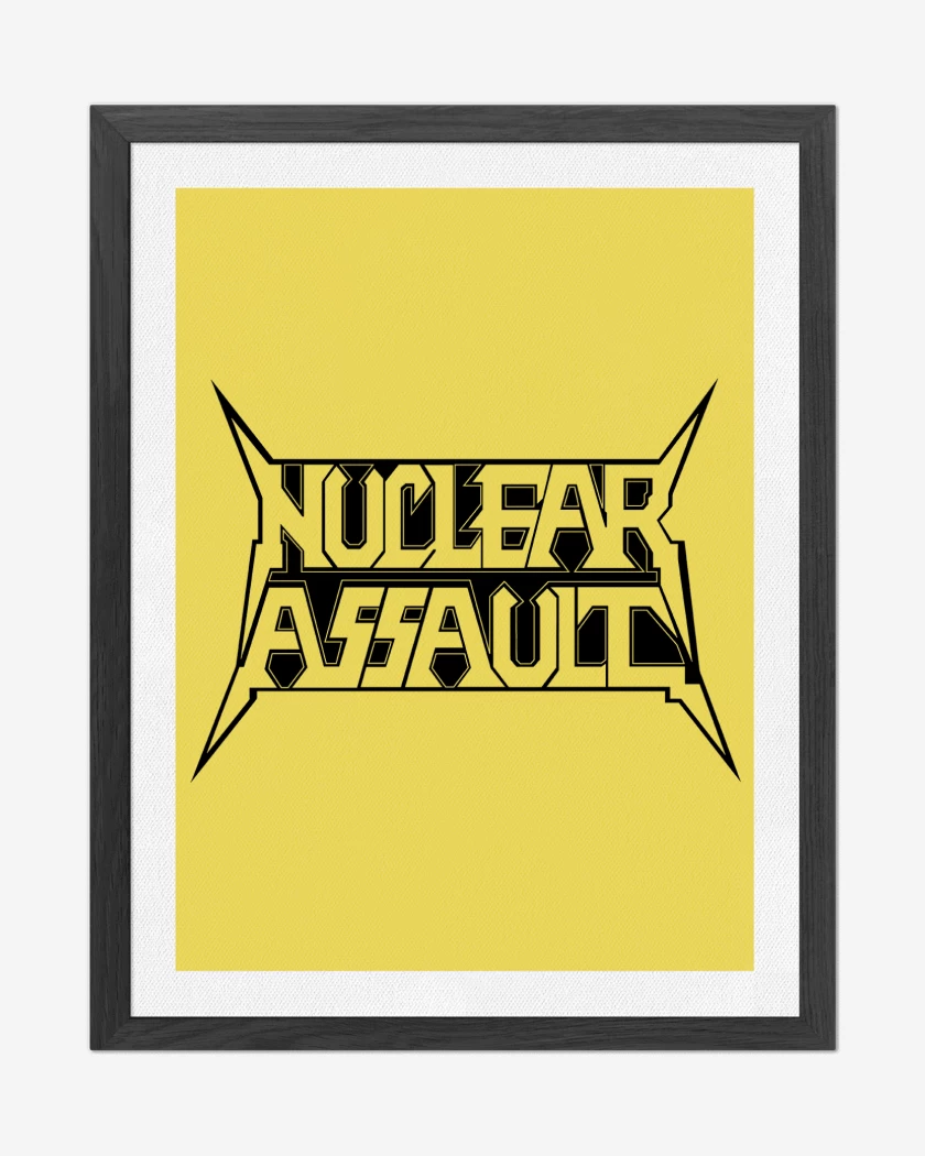 Cuadro decorativo Amarillo de Nuclear Assault