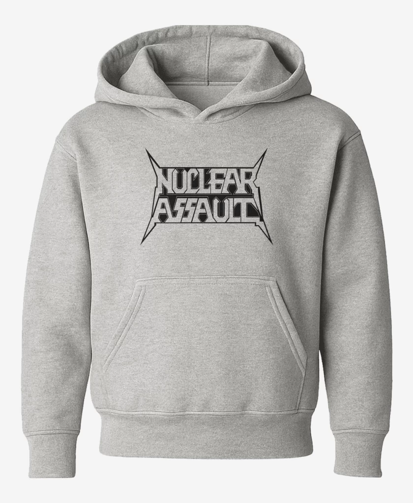 Poleron de niño Gris Melange de Nuclear Assault