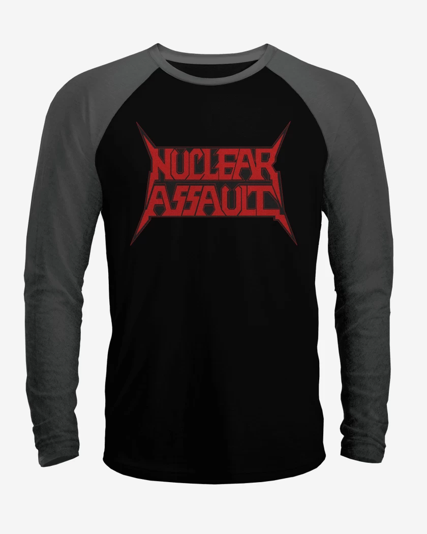 Polera Raglan Nuclear Assault Logo