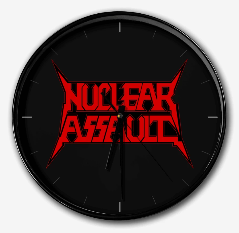 Reloj Negro de Nuclear Assault Logo