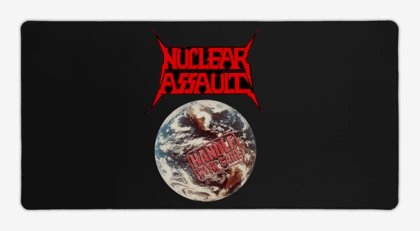 Mouse pad Gamer Negro de Nuclear Assault Handle with Care