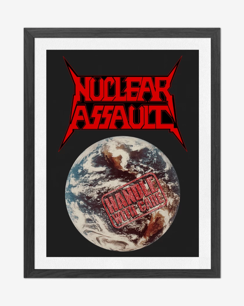 Cuadro decorativo Negro de Nuclear Assault Handle with Care
