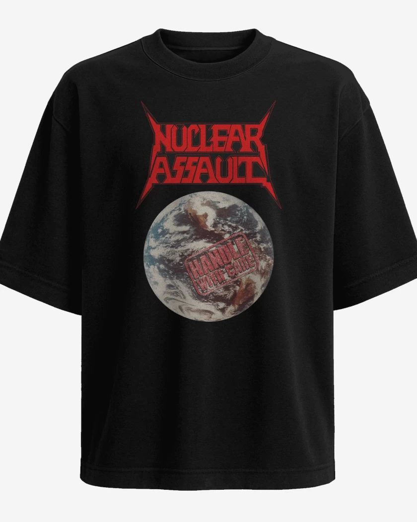 Polera Oversize Nuclear Assault Handle with Care