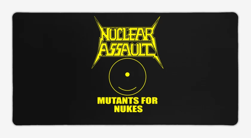 Mouse pad Gamer Negro de Nuclear Assault Mutants for Nukes