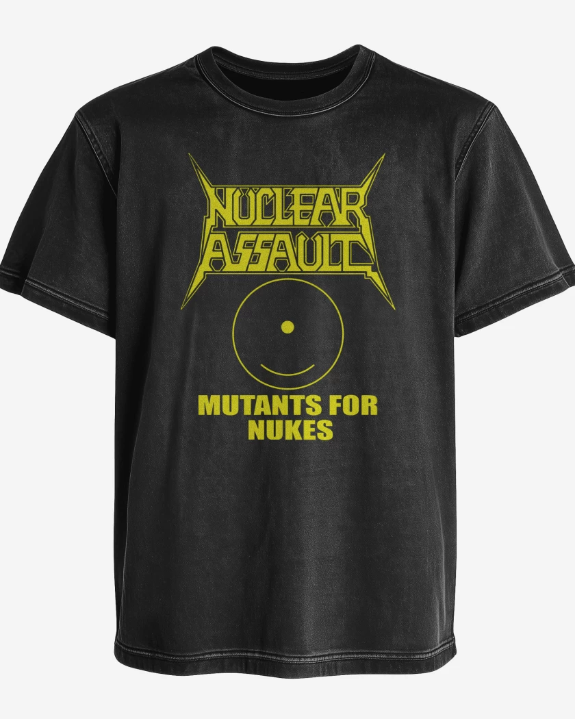 Polera desgastada Negro de Nuclear Assault Mutants for Nukes