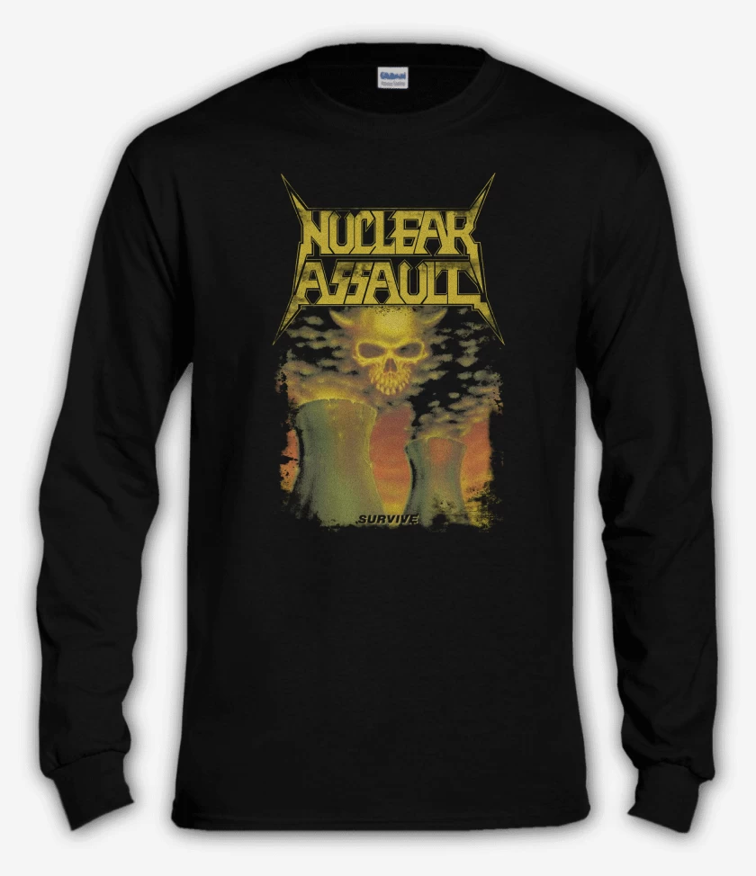 Polera manga larga Nuclear Assault Survive