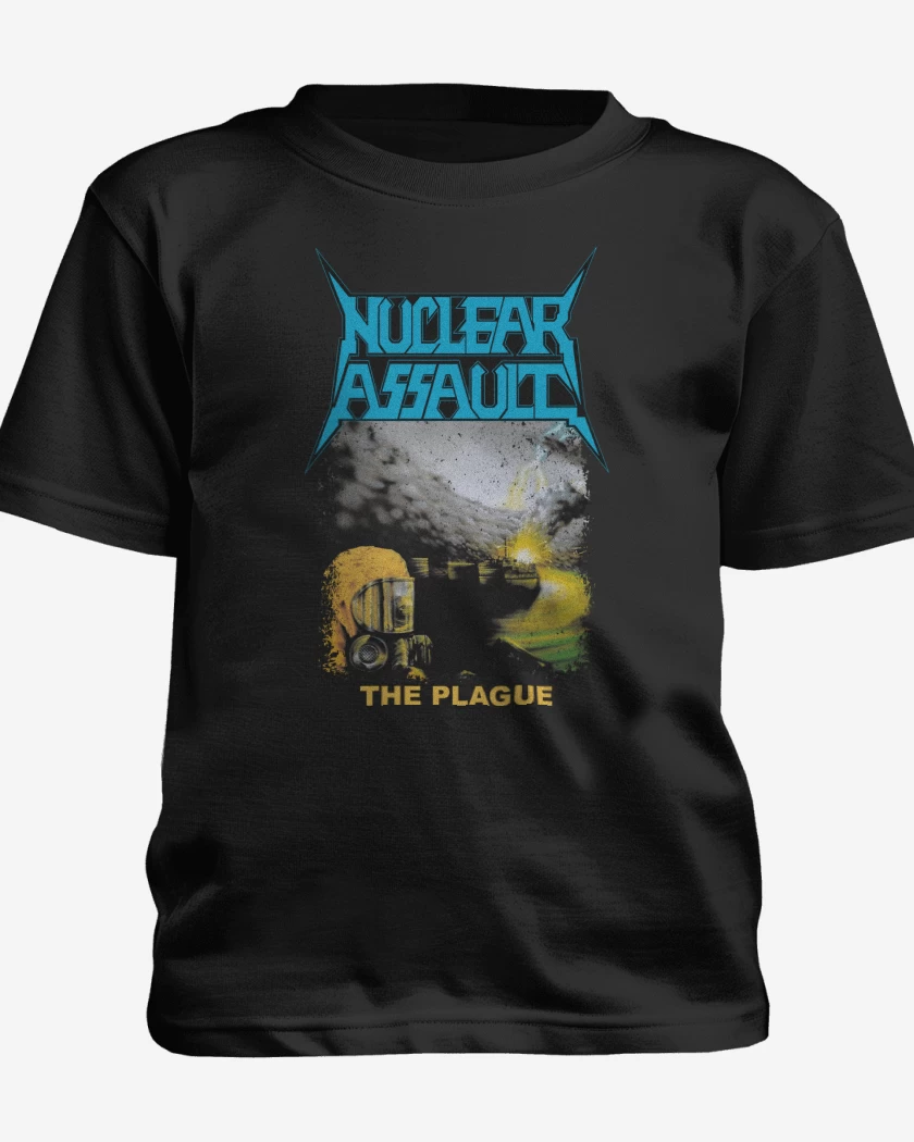 Polera de niño Negro de Nuclear Assault The Plague