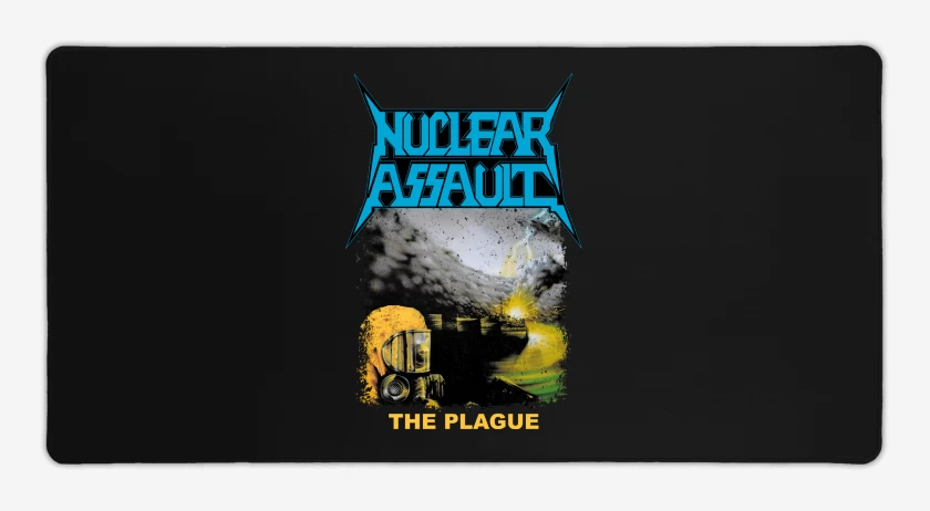Mouse pad Gamer Negro de Nuclear Assault The Plague