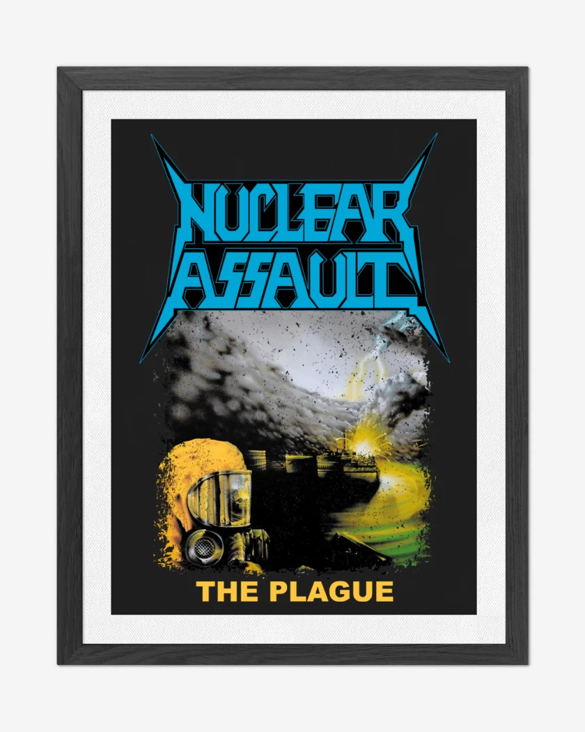 Cuadro decorativo Negro de Nuclear Assault The Plague