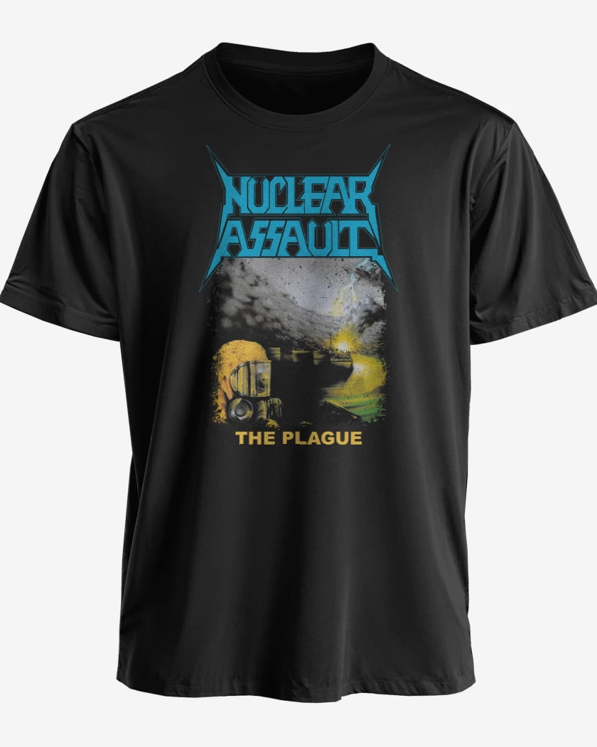Polera premium Negro de Nuclear Assault The Plague