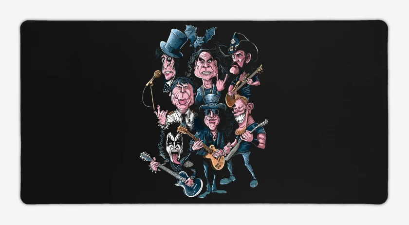 Mouse pad Gamer Leyendas del Rock