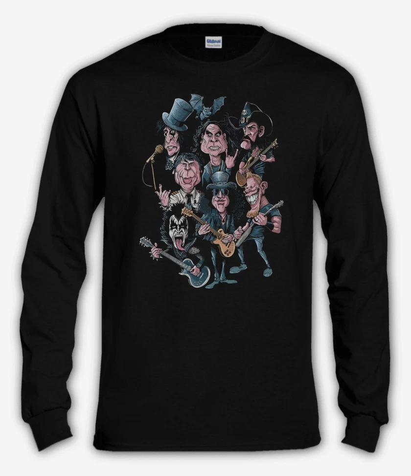 Polera manga larga Leyendas del Rock