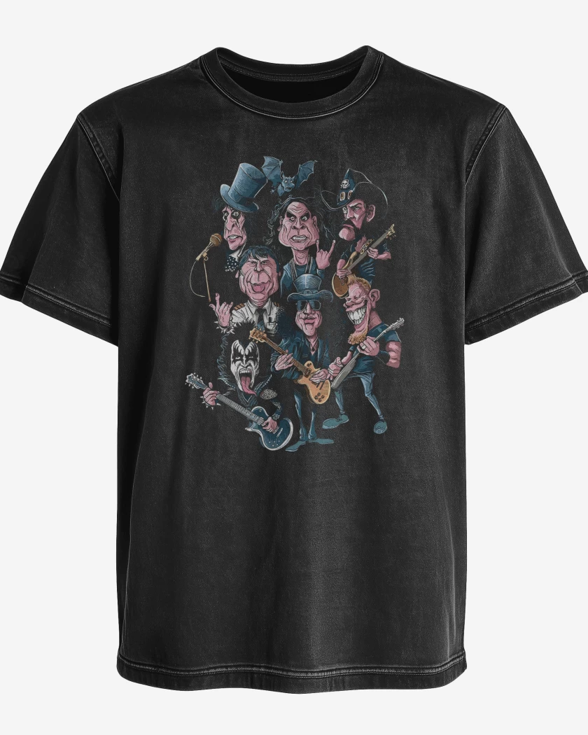 Polera desgastada Leyendas del Rock