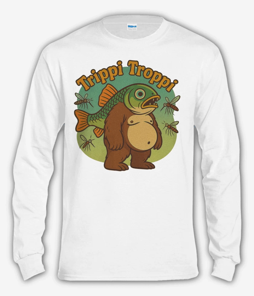 Polera manga larga Blanco de Trippi troppi