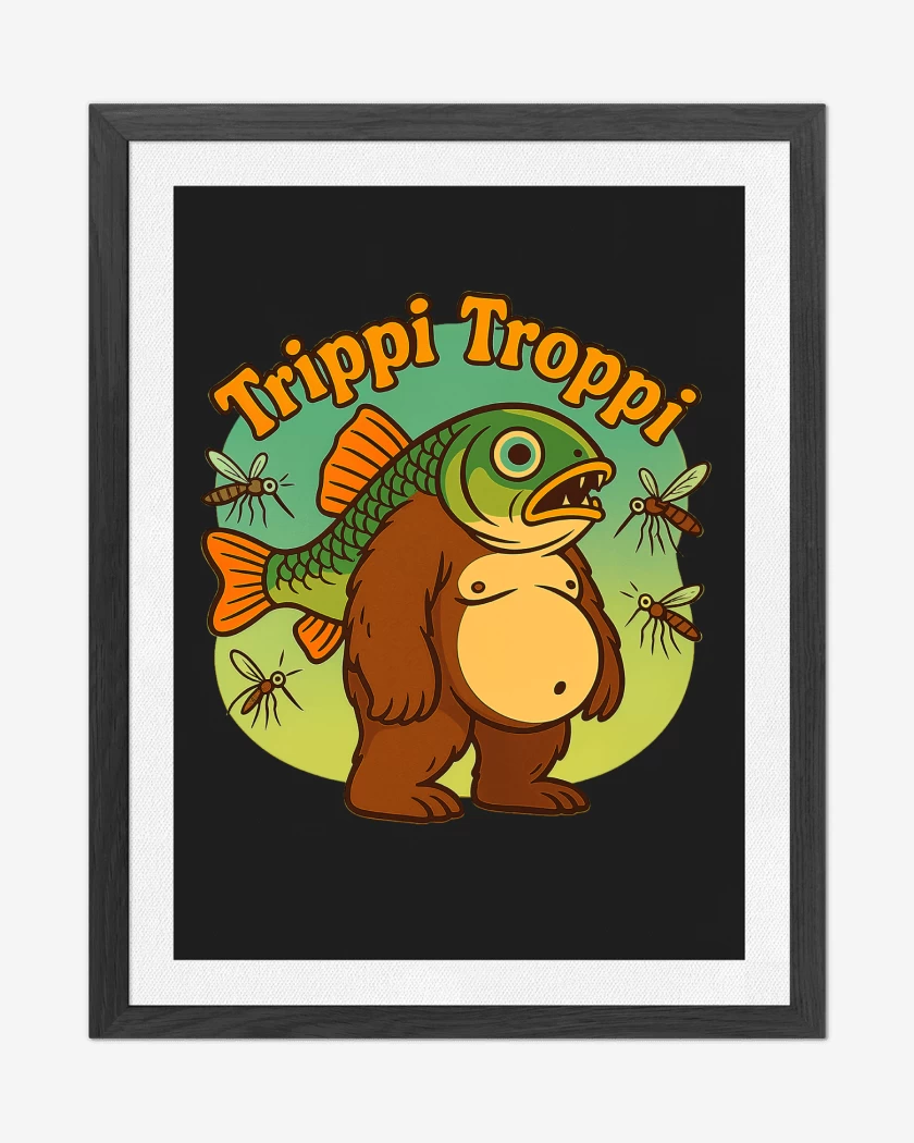 Cuadro decorativo Negro de Trippi troppi