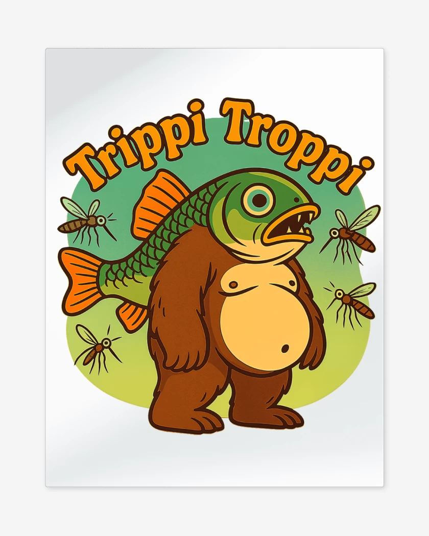 Print metalico Blanco de Trippi troppi