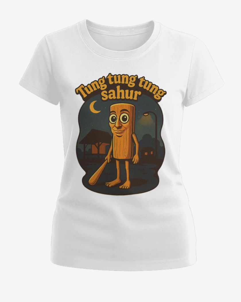Polera de Mujer Blanco de Tung tung tung sahur