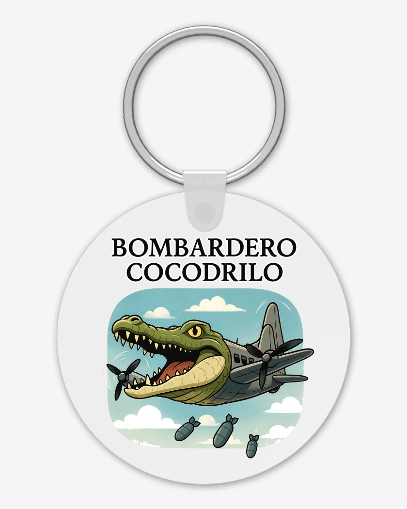 Llavero Bombardero cocodrilo