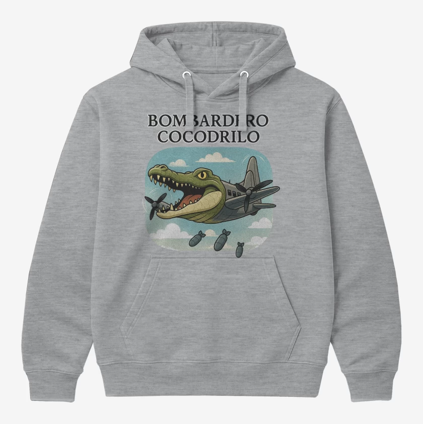 Polerón Canguro Bombardero cocodrilo