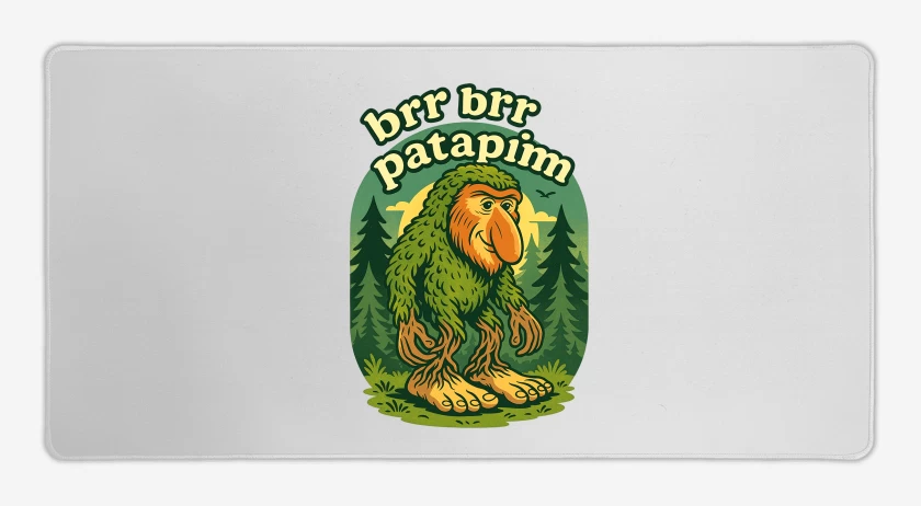 Mouse pad Gamer Brr brr Patapim