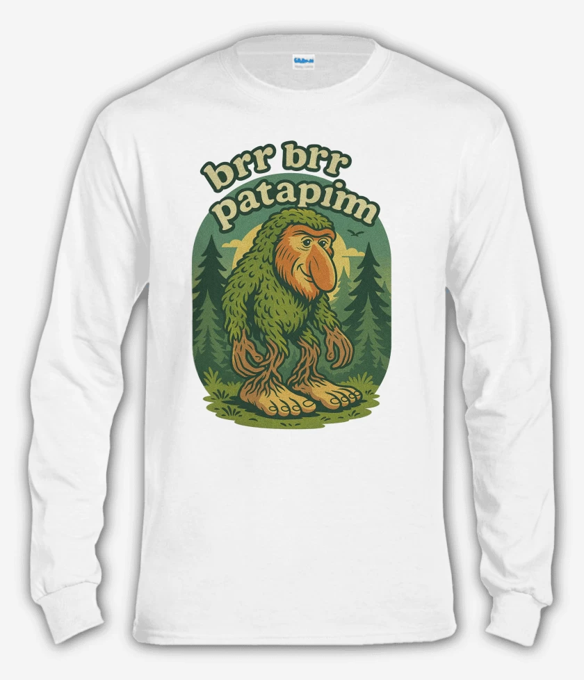 Polera manga larga Blanco de Brr brr Patapim